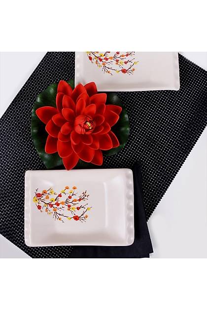 Sonbahar Tomurcuk Selen Kayk Tabak 18 Cm 2 Adet