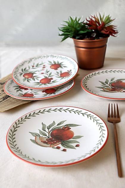 Nar Ege Pasta Taba�� 20 Cm 4 Adet 23800-01