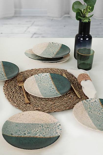 Keraart Colored Pasta Taba 20 Cm 6 Adet - 19781