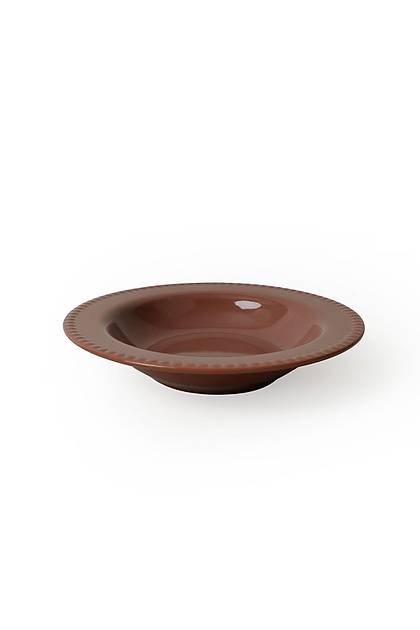 Kahverengi Bella Yemek Taba 21 Cm 6 Adet 605