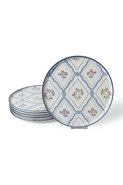 Floral Waves Nordic Servis Taba 28 Cm 6 Adet 22668