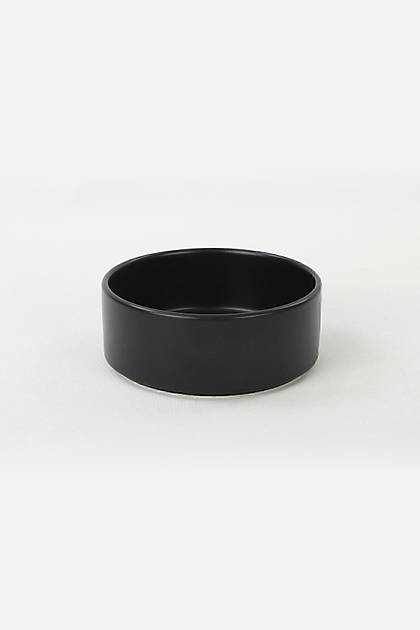 Mat Siyah Stackable orba Kasesi 14 Cm 6 Adet