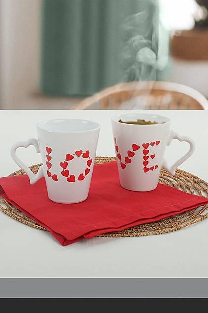 Keraart Love Kupa 9 Cm 2 Adet