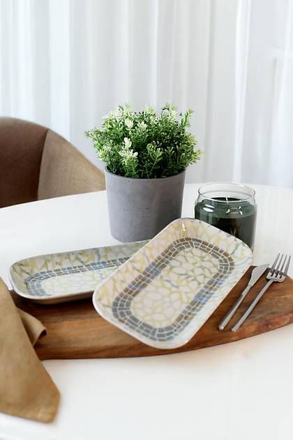 Mosaica Stoneware Pergamon Kayk Tabak 28 Cm 2 Adet 22824