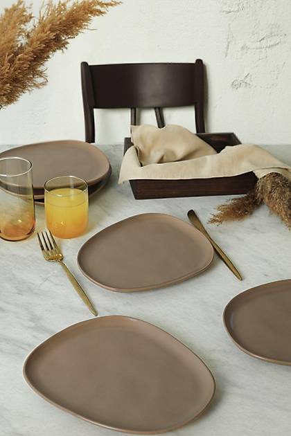 Mat Toprak Taupe Tetra Pasta Taba 23 Cm 6 Adet 977