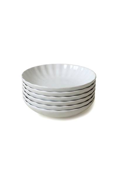 Beyaz Sirius Yemek  Taba 20 Cm 6 Adet 004