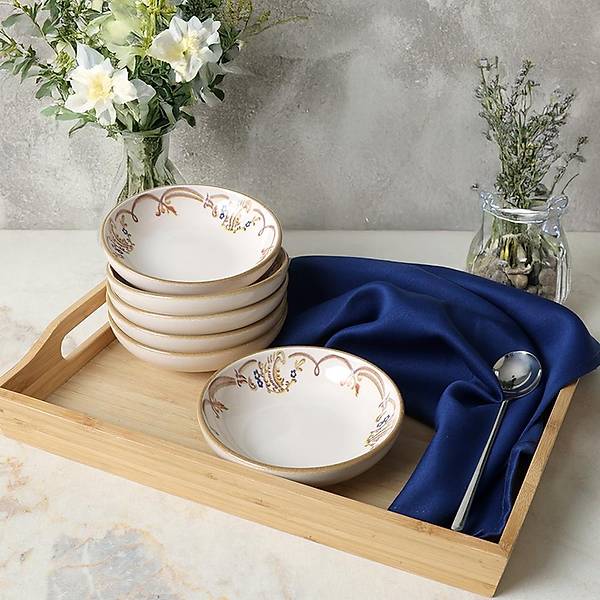 Bronze Bloom Halka erezlik / Sosluk 13 Cm 6 Adet 22929
