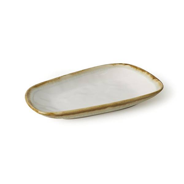 Shizen Mavi / Krem Tetra Kayk Tabak 28 Cm 2 Adet Q39-Q44