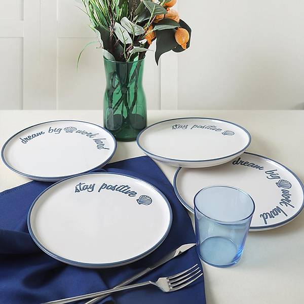 Ocean Muse Nordc Pasta Taba 22 Cm 4 Adet 22951-52