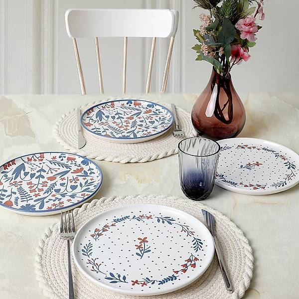 Dot & Bloom Nordic Pasta Taba 22 Cm 4 Adet 22963-64