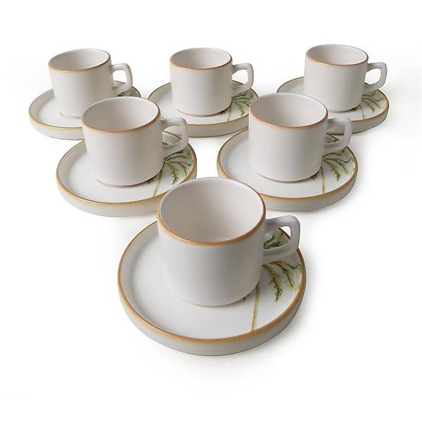 Bronze Palmiye Stackable ay Takm 12 Para 6 Kiilik 22902-03