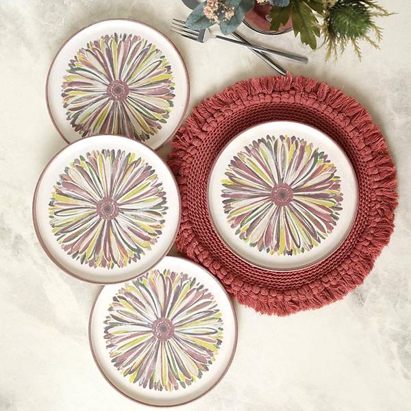 Serene Flower Nordc Pasta Taba 22 Cm 4 Adet 22983