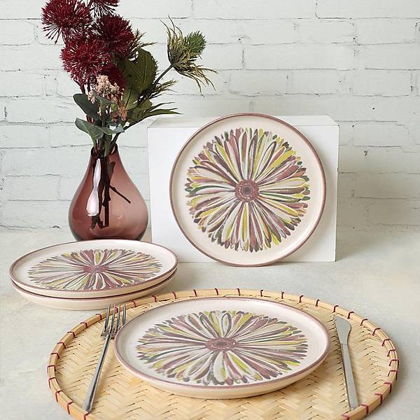 Serene Flower Nordc Pasta Taba 22 Cm 4 Adet 22983