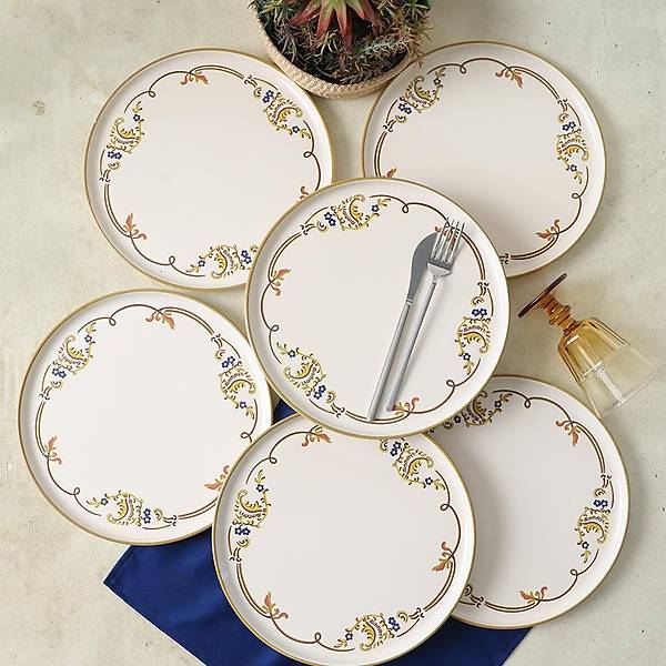 Bronze Bloom Nordic Servis Taba 28 Cm 6 Adet 22929