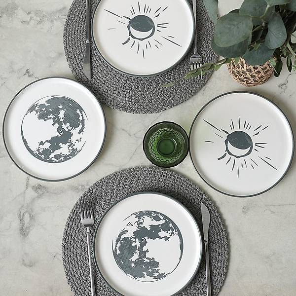 Black Shadow Nordic Pasta Taba 22 Cm 4 Adet 22981-82