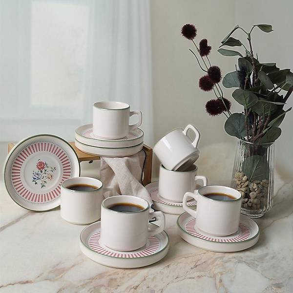 Rose Line Stackable ay Takm 12 Para 6 Kiilik 22910-12
