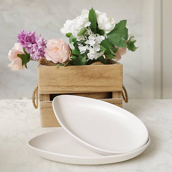 Mat Beyaz Serenity Kayk Tabak 24 Cm 2 Adet 022