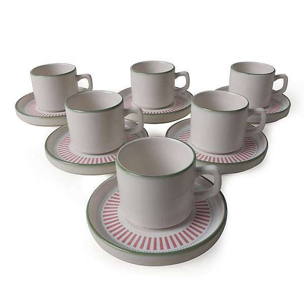 Rose Line Stackable ay Takm 12 Para 6 Kiilik 22910-12