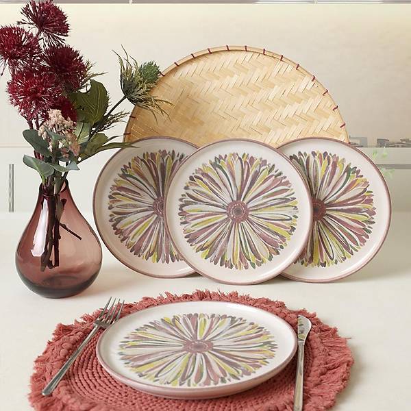 Serene Flower Nordc Pasta Taba 22 Cm 4 Adet 22983