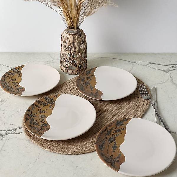 Terra Leaf Ege Pasta Taba 20 Cm 4 Adet 22878-79
