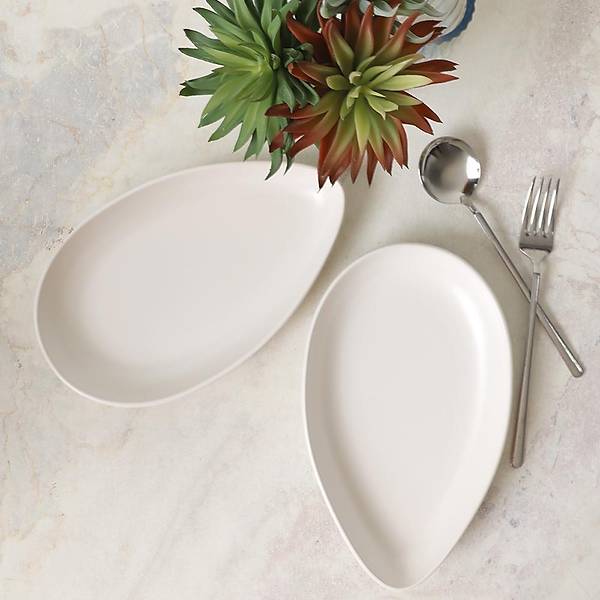 Mat Beyaz Serenity Kayk Tabak 24 Cm 2 Adet 022