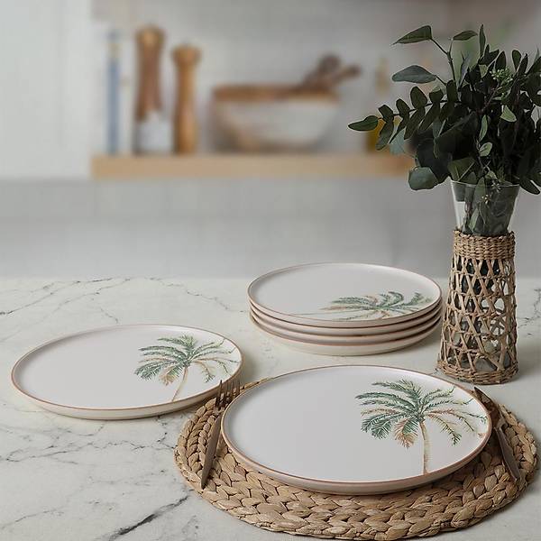 Bronze Palmiye Nordic Servis Taba 28 Cm 6 Adet 22903