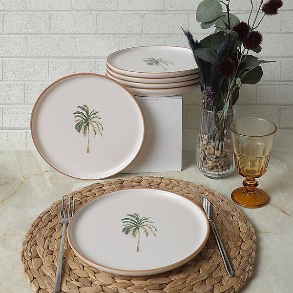 Bronze Palmiye Nordic Pasta Taba 22 Cm 6 Adet 22901