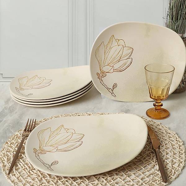 Vintage Bloom sabella Servis Taba 30 Cm 6 Adet 22057