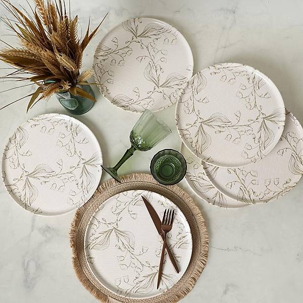 Soft Flora Nordic Servis Taba 28 Cm 6 Adet 22980