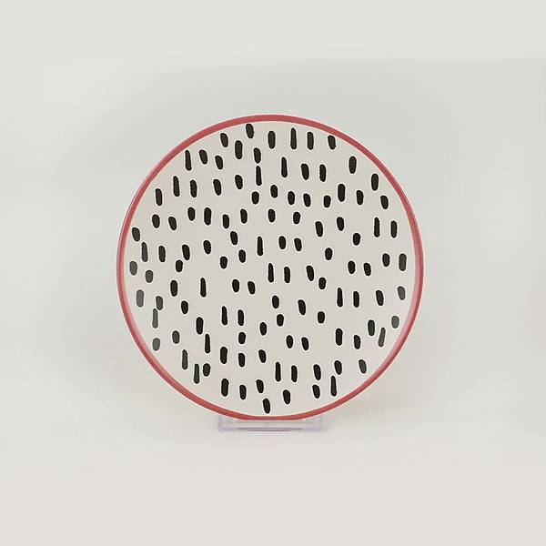 Brush Dots Ege Pasta Taba 20 Cm 6 Adet - 20267