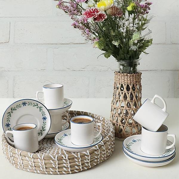 Daphne Nordic Kahve Takm 12 Para 6 Kiilik 22921-24