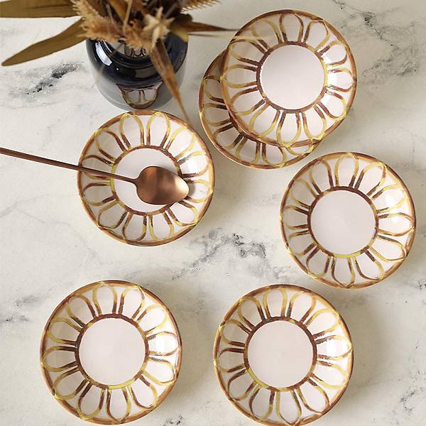 Worn Gold Halka erezlik / Sosluk 13 Cm 6 Adet 22967