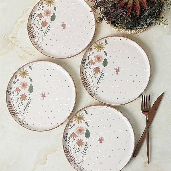 Soft Bloom Nordic Pasta Taba 22 Cm 4 Adet 22875