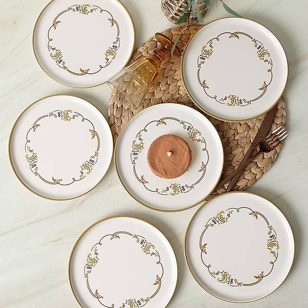 Bronze Bloom Nordic Pasta Taba 22 Cm 6 Adet 22927