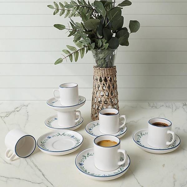 Daphne Nordic Kahve Takm 12 Para 6 Kiilik 22921-24