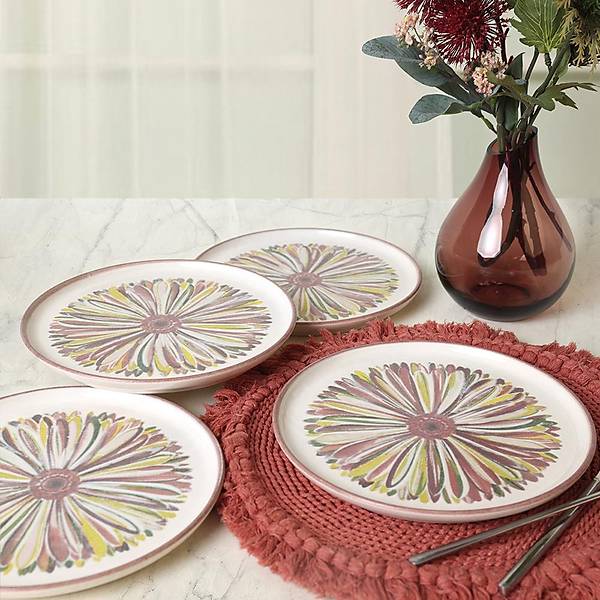 Serene Flower Nordc Pasta Taba 22 Cm 4 Adet 22983