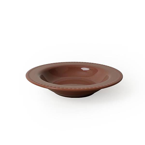 Kahverengi Bella Yemek Taba 21 Cm 6 Adet 605