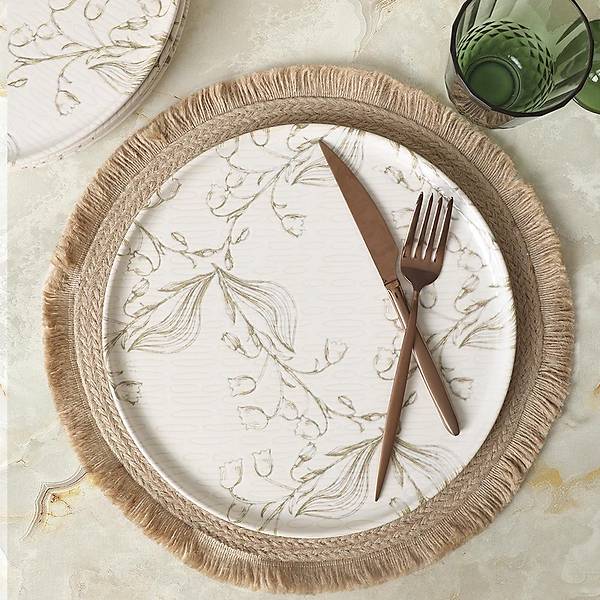 Soft Flora Nordic Servis Taba 28 Cm 6 Adet 22980