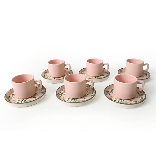 Pink Woods Stackable ay Takm 12 Para 6 Kiilik 22641