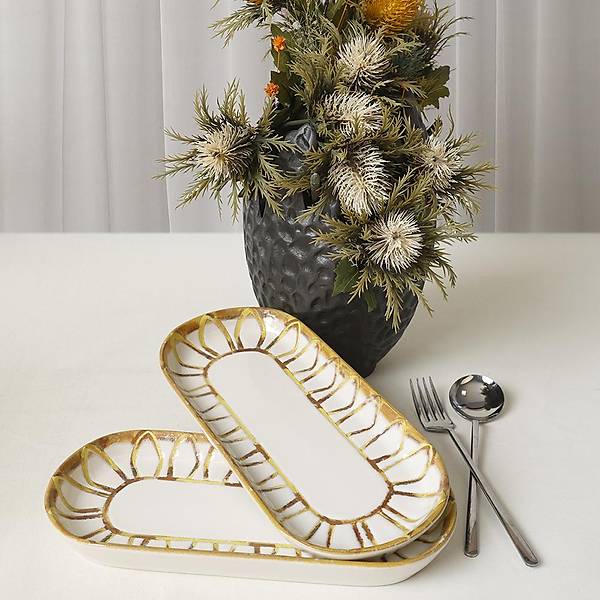 Worn Gold Noyan Kayk Tabak 26 Cm 2 Adet 22967