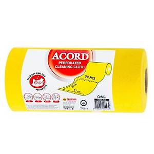 Acord 415 Perfore Temizlik Bezi 33x27 cm 20 Yaprak | Y�ksek Emicilik, Uzun �m�rl�