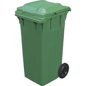 Plastik ��p Konteyner Ye�il 120 LT � Dayan�kl� ve �evre Dostu ��p Kutusu