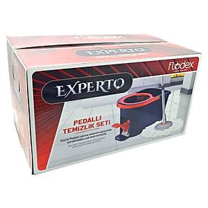 Flodex Experto Pedall� D�nerli Mop Seti | Pedall� Temizlik Seti | Ergonomik Mop