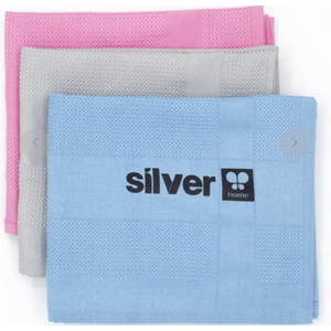 Silver Dekoratif Cam Bezi 42�68 cm � �effaf, Leke Tutmayan ve ��k Cam Temizleme Bezi