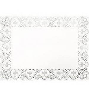 San Dantel Tepsi Ka��d� 32x45 cm - 80'li Paket | ��k Sunumlar ��in