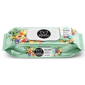 Papilion Islak Havlu 64'l� Kapakl� - Fruit Passion, Yumu�ak ve Taze Temizlik