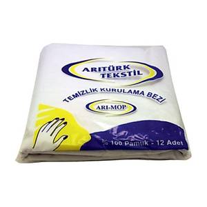 Ar� T�rk Kareli Bez (12 Adet) 33x40 cm � �ok Ama�l� Temizlik Bezi