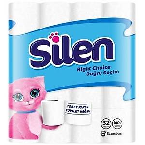 Silen Tuvalet Ka��d� 32'li - Yumu�ak, Dayan�kl� ve Ekonomik Se�enek