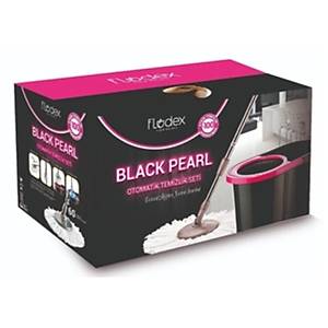 Flodex D�nerli Mop Seti Black Pearl - Otomatik Mikrofiber Temizlik Seti
