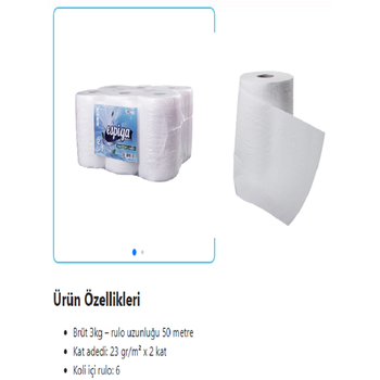 Ethex Hareketli Havlu 21 cm (3,Kg)
